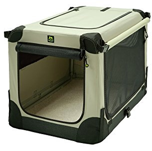 Maelson Soft Kennel faltbare Hundebox -beige - L 92 - (92 x 64 x 64 cm)