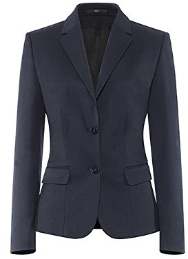 GREIFF Größe 40 Corporate Wear Basic Damen Blazer Comfort Fit Marine Modell 1432