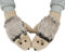 Bienvenu Damen double-layer-winter verdicken m kint fäustlinge cartoon hedgehog-handschuhe Beige One Size