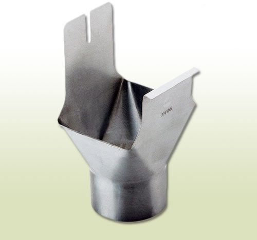 Alu Einhangstutzen kastenform RG 250 für Fallrohr DN 80