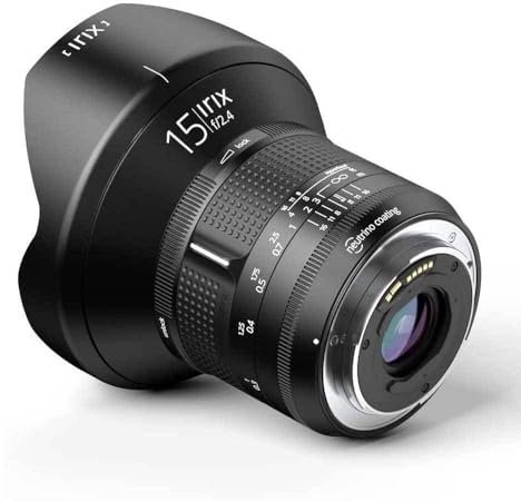 Irix ® Ultraweitwinkelobjektiv Firefly 15mm f2,4 für Canon EF (95mm Filtergewinde, für Vollformat, extrem leicht, optimierter Fokusring)
