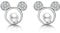 FarryDream 925 Sterling Silber CZ süße Ohrringe Ohrstecker Tiere Ohrstecker für Damen Mäuse Ohrstecker (A-Silber)