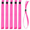 IBOO - 100 Bracelets d'Identification Rose en tissu pour événements – Fermeture en plastique pour plus de sécurité – Bracelets en satin de qualité agréable identification VIP, soirée