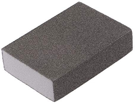 sourcing map Sanding Sponge Block, 240-320 Grit, 100mm x 70mm x 25mm