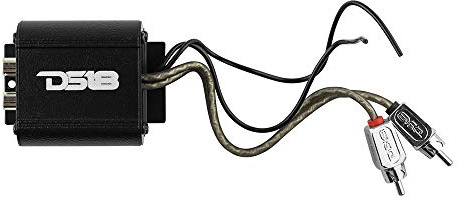 DS18 NF1 Car Audio Noise Filter RCA Ground Loop Isolator, Eliminates Alternator Whine & Static, Inline Plug & Play, 20Hz–20KHz Full Range Sound Enhancer for Amplifiers & Stereo Systems
