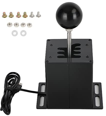 6+R USB Shifter PC H palanca de cambios para Logitech G29 G920 volante PC negro