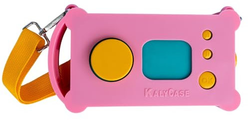 KALYCASE Housse de Protection Compatible Fabrique à Histoires LUNII V1 V2 V3 - Coque/Pochette Rose Conteuse Lunni