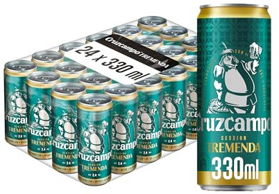 Cruzcampo Tremenda Cerveza, Pack Lata, 24 x 33 cl