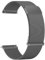 Amzpas Metall Edelstahl Uhrenarmband 20mm / 22mm für Herren Damen, Dual Magnetisch Einstellbar Armband Smartwatch Schnellverschluss Ersatzarmband Watch Uhren Armbänder, 22mm Weltraum Grau