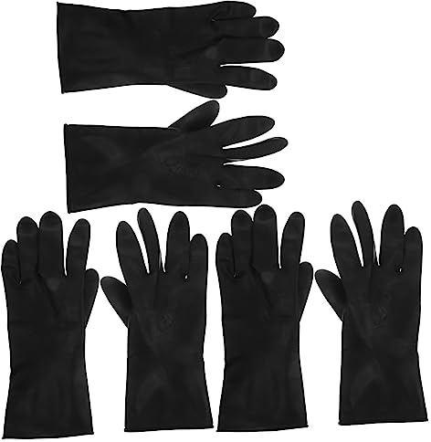 FOMIYES 6paare Haarfärbemittel Handschuhe Schwarz Professionelle Salon Und Heimanwendung Zum Färben Reinigen Kochen Und Basteln