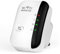 Wifi Extender Booster,WiFi Booster Range Extender Up to 5000sq.ft and 40 Devices,Internet Signal Booster Amplifier Supports RP/AP Mode,2.4G Network with Integrated Antennas LAN Port,1-Key Setup(White)