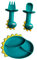 ORFOFE 3st Silikonplatte Erster Löffel Säuglingslöffel Kleinkindlöffel Babygeschirr -kleinkind-schüssel -trainingsbesteck Kinderbesteck Black Kieselgel