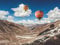1500 Teile erwachsenenpuzzle ab 14 Jahren, Luft, Ballons, Himmel, Wolken 87x57cm