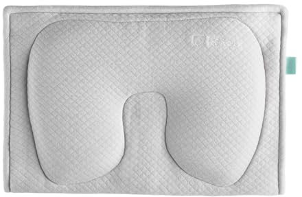 KOALA BABYCARE Stillkissen aus Memory Foam, hilft eine Plagiozephalie (Plattkopfsyndrom) vorzubeugen und zu behandeln, mit abnehmbarem Bezug (mit 2 Kissenbezügen)