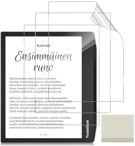 TUTUO 3 Stück Schutzfolie für Pocketbook Era/Era Color Displayschutz, Anti-Kratzer, Blasenfrei, [Flexible Folie TPU Displayschutzfolie, Anti-Staub HD Folie