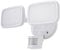 LITECRAFT Alma Flood Light Twin LED 20W Outdoor Fitting with PIR Sensor - White