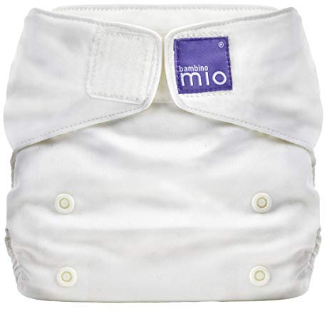Bambino Mio, Miosolo Classic All-in-One Reusable Nappy, Eco Chemical Free Nappy (Marshmallow, One Size)