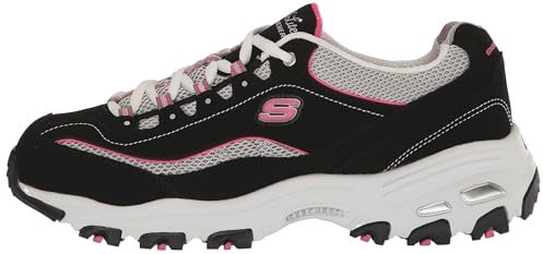 Skechers Damen Sneaker D´Lites BIGGEST FAN, Schwarz (Black (Bkwp)), 35.5 EU XW