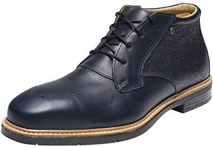 EMMA Safety MM16809045 Frontier Sicherheitsschuhe - Brasilianisches Leder und Aufdrucke - Modell: Barocco - EU Größe: 45 - Farbe: Blau