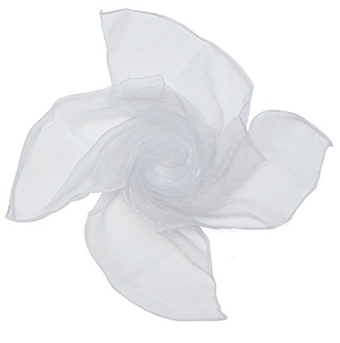 Boolavard 50er Jahre Plain Square Chiffon 50 Hals 4 Jahreszeiten Schal wickeln 65 x 65 cm schwarz, weiß, rot, grün, Pink, etc..