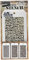 Art Gone Wild Tim Holtz Set 28 Schablone, transparent, Mini