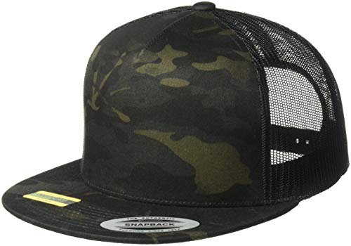 Yupoong Unisex Yp Classics Trucker Cap Hut, Multicam Schwarz, Einheitsgröße
