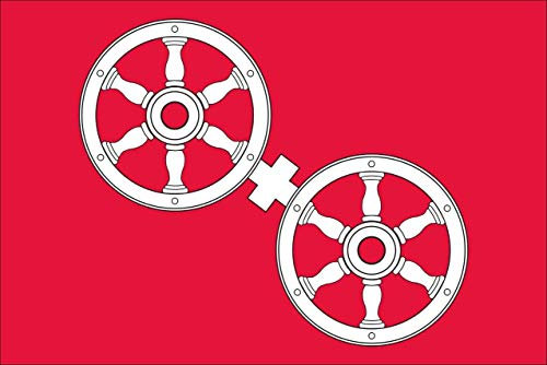 flaggenmeer® Flagge Mainz 110 g/m² ca. 100 x 150 cm
