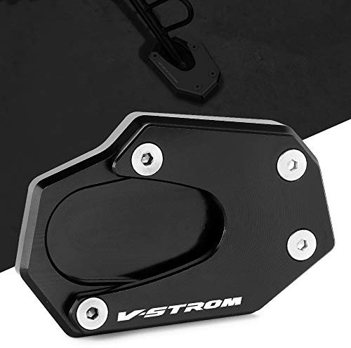 CXEPI Motorrad Seitenständer Vergrößern Fuß-Verbreiterung Ständer Platte Pad für v-strom 1050 VSTROM V Strom 1050XT 2019-2022