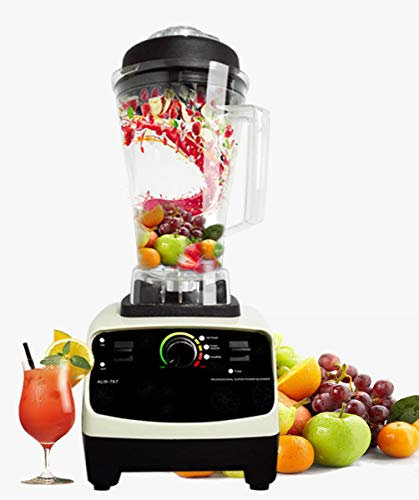 QREZ Blender Smoothie Maker, Jug Blender Smart Blender Juicer Professional Commercial for Vegetables And Fruit Smoothie Maker Blender Food Processor 30800RPM 2200W,White