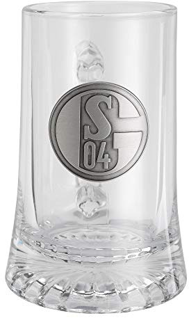 TOMENGBEIAABBCC Schalke 04 S04 Bierkrug Logo Metall - STCK