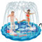 PELLOR Tappetino Gioco d'Acqua per Bambini,Grandi Tappetino da 68in/170cm Spruzzi e Splash per Piscina Giardino Spiaggia,D'acqua Estate All'aperto-Giocattoli per Bambini e Attività in Famiglia