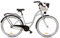 Goetze Style Vintage Retro Citybike Damenfahrrad Hollandrad, 28 Zoll Alu Räder, 1 Gang, Single Speed, Tiefeinsteiger, Rücktrittbremse, Korb mit Bezug Gratis!