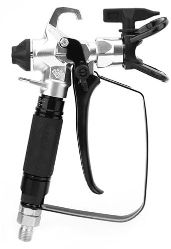 Spray Gun,High Pressure Airless Sprayer Paint Spray Gun 517 Tip 1/4-18NPSM Inlet 3600PSI Pressure