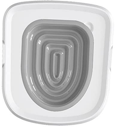 F Fityle Asiento de Entrenamiento para Inodoro para, Kit de Bandeja de Arena, Sistema de Entrenamiento para domésticos con guía de Entrenamiento, Gris