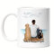 Kiddle-Design Hundepapa Tasse Personalisiert Hundebesitzer Geschenk Hundeliebhaber Hunde Dog Dad Hundefan Hundemotiv Haustier