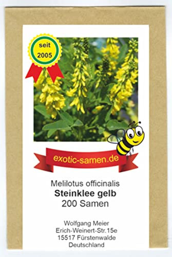 Gelber (echter) Steinklee - Melilotus officinalis - Zier- / Arzneipflanze - 200 Samen