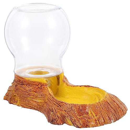 iplusmile Distributeur d'eau automatique 1 set support Geckos Dragons Terrarium Barbe Foncé Nourrir Pour Tortue Distributeur Outil Tortue Abreuvoir Assiette Bol Éveil Amphore