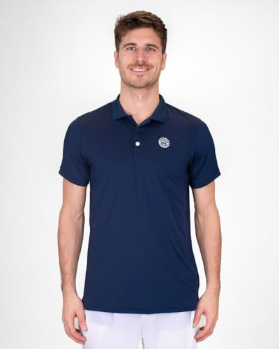 BIDI BADU Herren Crew Polo - Dark Blue