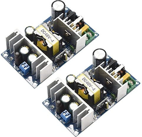 Marclix 2X Convertisseur AC 110V 220V à DC 48V MAX 4A 200W Alimentation à Découpage à Transformateur à Tension Régulée