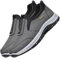 Mocasines sin Cordones para Hombre Zapatillas Casual para Hombre Sin Cordones Calzado de Walking Deportivo Bajas de Ligerasy Transpirables Zapatos de Tenis,Gris,45/275mm