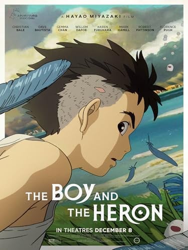 The Boy and The Heron Poster 30 x 40 cm
