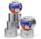 ADHES Cinta de aluminio cinta de alta temperatura cinta reparación de aluminio para conductos, Resiste de 80°C a 100°C, aire acondicionado, calentadores y estufas 75mm x 50m, 6 rollos