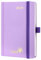 POPRUN Taschenkalender 2025 Klein Hardcover, ca. A6 (16 x 10,5 cm) - Kalender 2025 Klein (Jan.2025-Dez.2025) - Wochenplaner 1 Woche 2 Seite mit Innentasche - Violett