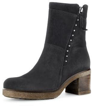Gabor Damen Plateaustiefeletten, Frauen Stiefeletten,Moderate Mehrweite (G),uebergangsschuhe,uebergangsstiefel,schwarz (Mic/CDF),40.5 EU / 7 UK