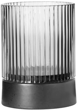 ASA Selection Juna Windlicht mit Porzellanfuß Clear 9,6cm