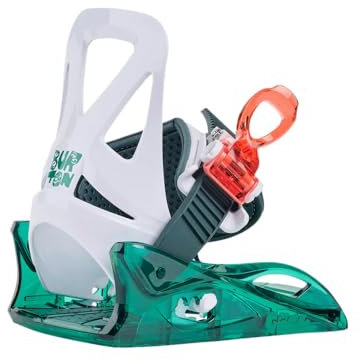 Burton - Fixation De Snowboard Kids' Mini Grom Green Multi Garçon - Garçon - Taille s - Vert