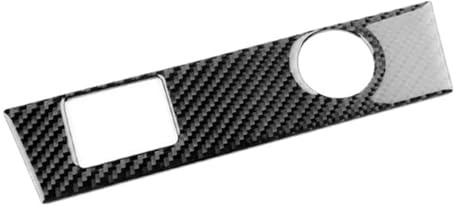 Kohlefaser Auto Aufkleber Carbon Faser Aufkleber Für Ford Für Mustang GT 2024 2025 Auto USB Leichter Panel Innen Trim Zubehör Aufkleber Dekorative(Black Carbon)