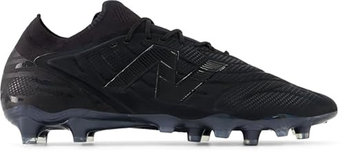 New Balance Men's Tekela Elite Low Laced FG V5 Soccer Shoe, Black/Black, 9.5 Women/8 Men