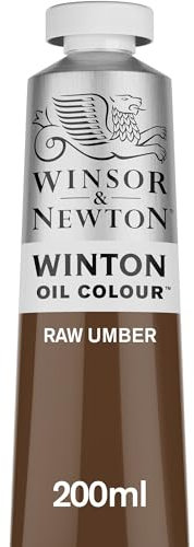 Winsor & Newton Winton - Tubo de Pintura al Óleo, 200 ML, Marrón (Tierra de Sombra Natural)