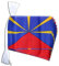 Digni Guirlande drapeau France Réunion - 5,9 m